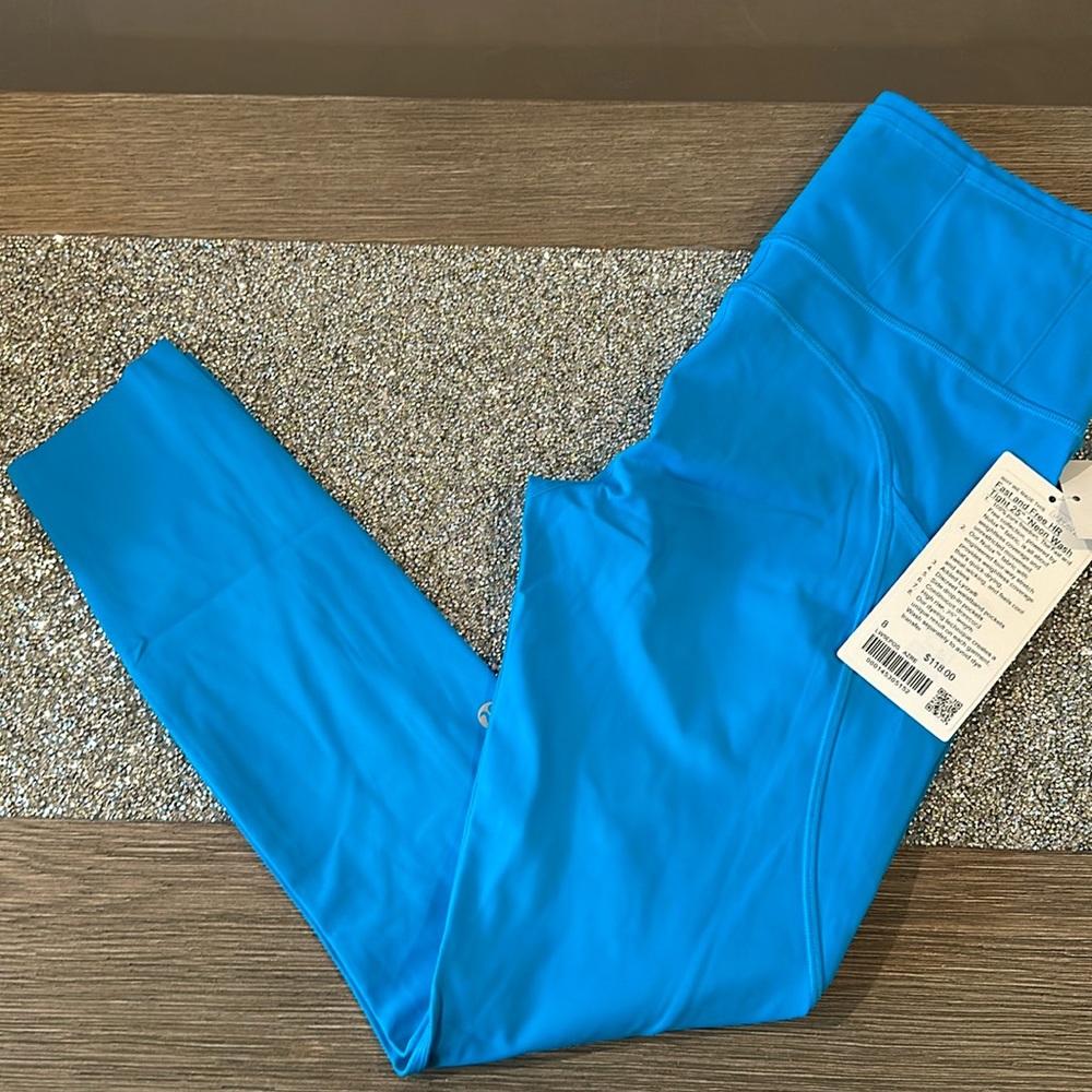 lululemon athletica Bright Blue High-Rise Leggings
